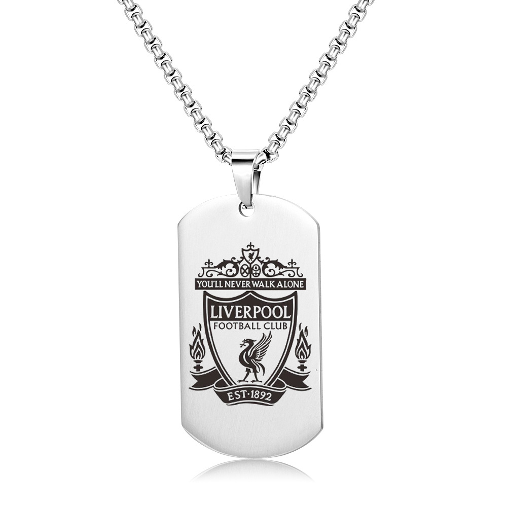 Collier couleur acier Liverpool