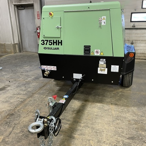 Bonne qualité <span class=keywords><strong>Sullair</strong></span> 375H 10.3bar 100psi Mobile mono-étage lubrifié à l'huile cummins compresseur d'air vis pour bitume de route minière - Product Image 4