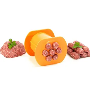 Cevapcici - Máquina de fazer salsichas e salsichas para carne, ferramenta de cozinha fácil e artesanal, bastão de carne para cachorro-quente, máquina de fazer hambúrgueres