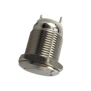 YUMO-interruptor momentáneo de Metal IP67, 12mm, chapado en cobre plano, <span class=keywords><strong>sin</strong></span> indicador de luz - Product Image 3
