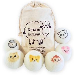 Boules de séchage en laine biologique de marque privée, best-seller en gros, boules de séchage en laine de mouton de Nouvelle-Zélande pour économiser du temps de séchage - Product Image 1