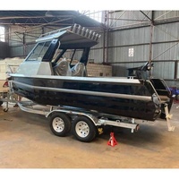 Nouveau bateau de pêche Gospel en aluminium de 20 pieds/6m avec cabine pour les aventures en bateau