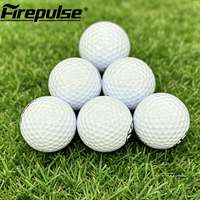 Lot de 2 balles de golf blanches en Surlyn, en stock, vente en gros directe d'usine, sensation douce, en vrac, prêtes à être expédiées