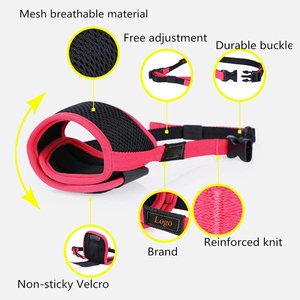 Tùy Chỉnh Logo Điều Chỉnh Nhanh Chóng Phát Hành Chó Mõm Ngăn Chặn Cắn Lưới Thoáng Khí Nylon Vật Nuôi Chó Miệng Bìa - Product Image 4