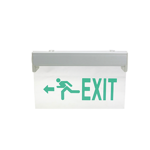 Letreros de seguridad con carga contra incendios, luz de salida de emergencia, Iluminación comercial e industrial, señales de salida con certificación CE, LE297 - Product Image 6