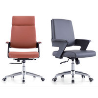 Chaise de bureau pivotante ergonomique Liyu Furniture Executive, respirante, en maille, avec accoudoirs fixes, design contemporain, prix abordable