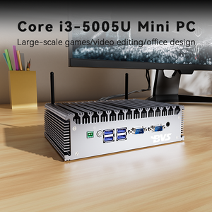 Intel Core I3/i5/i7 PC sin ventilador Industrial Desktop Tablet Mini Box Computer RS232 RS485 Dual LAN X86 4GB Memoria de video Nuevo producto - Product Image 2