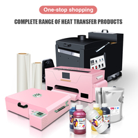 Imprimante DTF XP600 Rose Haute Qualité Modèle A3 A3+ 33cm Populaire avec Four Rose, pour Logos de T-shirts DTF Rouleau à Rouleau