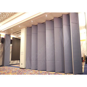 Modern Designed Foldable Acoustic <strong>Partition</strong> <strong>Wall</strong> Latest Movable Accordion <strong>Wall</strong> for Dining Space - Product Image 5