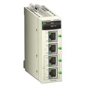 Yepyeni endüstriyel kontroller ağ modülü, Schneider için Modicon M340 BMXNOC0401 PLC modülü