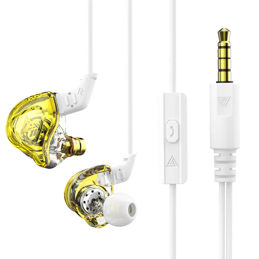 QKZ AK6 DMX HIFI Bass Game Monitor Olahraga Noise Cancelling Earphone Dalam Telinga