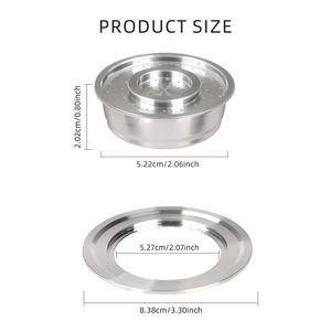 Cápsulas de café de acero inoxidable con adaptador y papel de filtro Cápsulas de espresso reutilizables compatibles con Philip <span class=keywords><strong>Senseo</strong></span> - Product Image 3