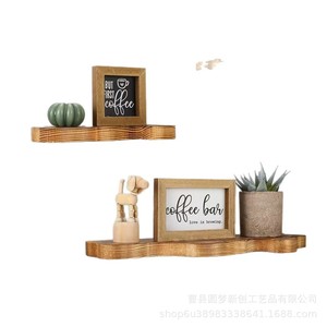 Cross-border minimalist wooden <b>wall</b>-<b>mounted</b> <b>shelf</b> DIY <b>wall</b>-<b>mounted</b> <b>shelf</b> for home living room coffee shop decoration storage - Product Image 5