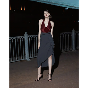 Elegant Style Women'S Summer Dresses Front Zipper & Pocket Luxury High-Quality Fabric Summer Clothes Enzo Vietnam Manufacturer - Product Image 1