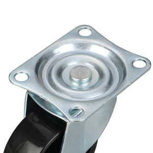 Furniture Caster 2 Inch Swivel Plate Mount Polyurethane Wheel Zinc Alloy Durable - Product Image 1