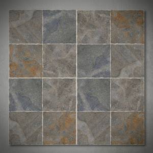 Foshan 400x400mm 12mm d'épaisseur carrelage de stationnement de voiture porcelaine vitrifiée aspect marbre carrelage de sol extérieur pour garage et allée - Product Image 1