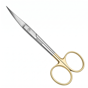 Tijeras Dentovos Iris Curvas Premium, Tijeras Quirúrgicas Finas, Instrumento de Cirugía Oral Dental para Cirugía Dental y Clínicas Médicas - Product Image 1