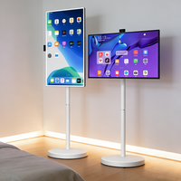 21,5/24/27/32 Zoll Android 15 Smart Monitor Touchscreen Drehbar WLAN Arbeit Studium Workout Gaming Freistehender Smart TV