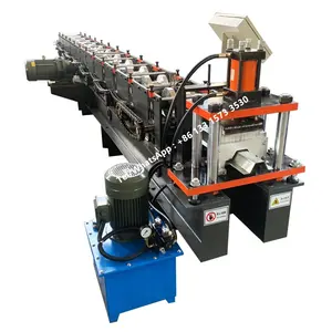 Automatische 4 '' / 4 1/4'' 14 & 16 & 18 Gauge Hoed Vorm Furring Channel Roll Forming Machine