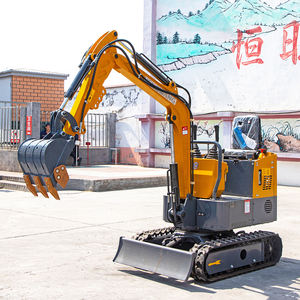 Livraison gratuite 1 tonne micro pelleteuses pelleteuse plus petite mini pelle avec benne hydraulique - Product Image 5