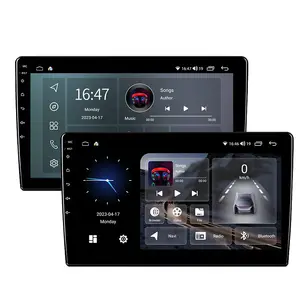 Pabrik L1 32GB Radio mobil 9 inci Universal, layar sentuh pemutar DVD mobil Android Auto WIFI Radio Bluetooth