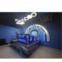 Cinéma Orbital Éducatif 10 Places, Machine Immersive sur Rail, Construction en Acier, Plus de 20 Jeux VR, Expérience de Vol, Utilisation Intérieure/Extérieure