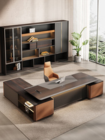 Meubles de bureau commerciaux Bureau de direction Bureau de direction moderne Bureau de direction en forme de L Bureau de direction modulaire Bureau de direction de luxe