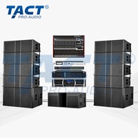 Haut-parleur professionnel environnemental et hautement scellé Dual 10 Passive Utility 3 Way Line Array 500W 8 Ohms TACT Activité de plein air