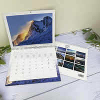 Calendrier mural suspendu personnalisé A4 A3 A2, impression de calendrier mural en spirale, 2026
