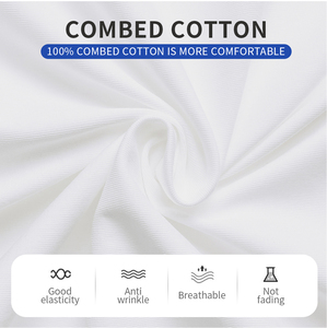 T-shirts personnalisés unisexes de qualité supérieure, 100% coton, impression de logo personnalisée, t-shirts pour hommes 220 g/m², t-shirts pour imprimante DTF - Product Image 4
