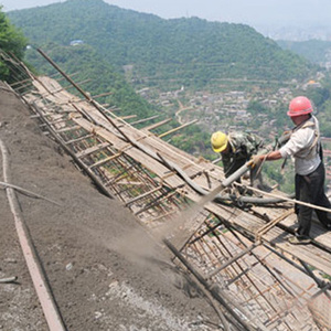 Machine à projeter du mortier à débit réglable et à économie d'énergie, utilisée pour le plâtrage des murs de maisons auto-construites en zone rurale et pour l'aménagement paysager. - Product Image 6