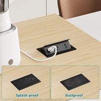 Station de charge rapide de bureau avec multiprise USB-C et fonctions anti-poussière et anti-éclaboussures pour usage hospitalier