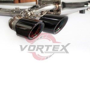 Vortex 1.5mm Mirror Polished Stainless Steel Valved Catback Exhaust for Porsche Cayenne 9Y0 3.0T/2.9T 2019-2025 Luxury 24-Month - Product Image 3