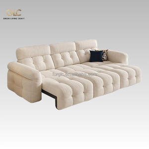 Thiết kế hiện đại phòng khách đa chức năng sofa giường vải điện ngồi có thể ngả sofa sang trọng điện điều khiển từ xa ghế sofa - Product Image 1