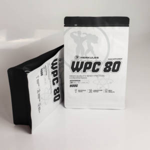 500g 1Kg Sacs en plastique en poudre de protéine de lactosérum pour qualité alimentaire avec fermeture à glissière facile à ouvrir - Product Image 6