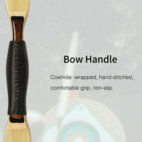 Arc de chasse à cheval AF Archery, arc traditionnel mongol fait main, 20-50lbs, 60 pouces, arc recurve