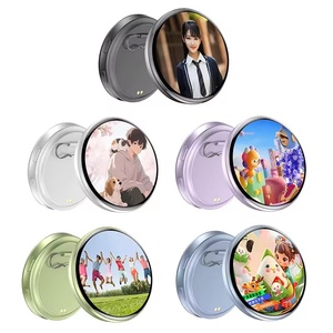 Badge électronique Gamegaga 2026 E87 avec écran IPS HD, photo/GIF/vidéo personnalisable, écran tactile intelligent, BT 5.0, badge électronique pour cadeau - Product Image 4