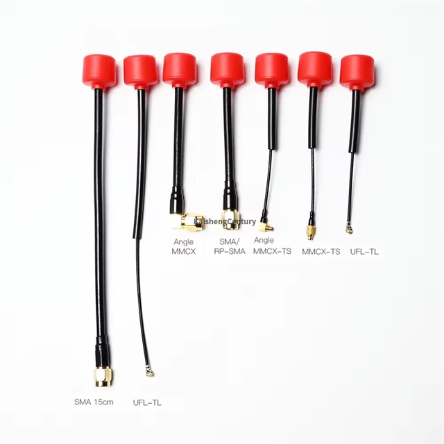 5.8G Lollipop 5 LHCP RHCP Antenna High Gain 2.8Dbi SMA UFL MMCX Length 150mm for RC FPV Racing Drone Transmitter Part