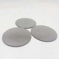 WeiKai 51mm/53.5mm/58.5mm Saringan Cairan Stainless Steel Sintered Mesh Food Grade yang Dapat Digunakan Kembali untuk Espresso Puck Screen 90% 50/100/150um