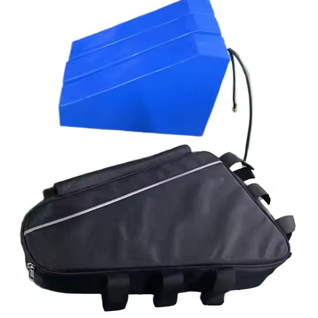 1000w 1500W 2000W 3000W E-Bike Battery Wholesale 72V 60V 52V 48V 20Ah 30Ah Triangle Battery Pack (21700 Cells) BMS 1-5A