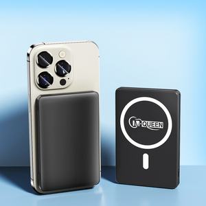 Mini Power Bank sans fil en alliage d'aluminium ultra-plat 10 mm, batterie externe 5000 mAh, petit chargeur de téléphone portable - Product Image 6