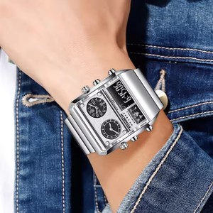 Lige Fox Box FB0011 Luxury Sport cronografo al quarzo digitale orologi <span class=keywords><strong>da</strong></span> <span class=keywords><strong>polso</strong></span> in acciaio inox sveglia <span class=keywords><strong>orologio</strong></span> <span class=keywords><strong>da</strong></span> <span class=keywords><strong>polso</strong></span> per gli uomini - Product Image 3