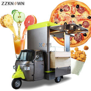 Remorque alimentaire électrique motorisée à 4 roues pour la vente de snacks et de glaces en Europe - Product Image 5