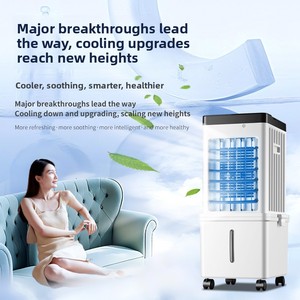 Nouveau produit : Climatiseur portable transfrontalier à alimentation CA pour la maison, 3 vitesses, télécommande intelligente, faible bruit, petit format - Product Image 2
