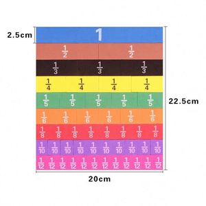 Material Didáctico <span class=keywords><strong>de</strong></span> Matemáticas, Manipulativos Educativos, Equivalencia, Grado <span class=keywords><strong>4</strong></span>, Fichas Magnéticas <span class=keywords><strong>de</strong></span> Fracciones para Niños - Product Image 6