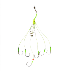Armadilha de Pesca com 6 Ganchos e Molas de Aço Inoxidável para Pesca em Lagos e Rios - Product Image 6