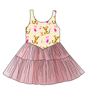 Novità 2026: Abito in Tulle Elasticizzato Senza Maniche <span class=keywords><strong>per</strong></span> Bambine, Vestito a Strati in Rete Super Morbido e Delicato sulla Pelle - Product Image 2