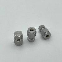 Taplink Conexiones de Abrazadera Tipo C de Acero Inoxidable SUS316L, Grado Sanitario, Acabado BA, 1500 psi, Roscas NPT/ZG/G, Mecanizado CNC 1