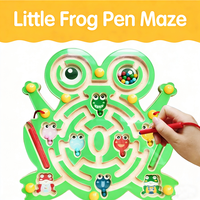 Jouets éducatifs de labyrinthe magnétique Montessori pour l'apprentissage précoce, développement intellectuel pour les enfants