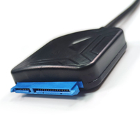 Cable Adaptador de Disco Duro Externo USB 3.0 SATA, Cable Adaptador SATA a USB para SSD/HDD de 2.5 Pulgadas, Compatible con UASP